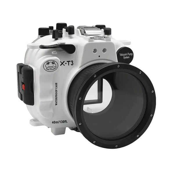 Fujifilm X-T3 40M/130FT Kit custodia per fotocamera subacquea FP.1 (bianco)