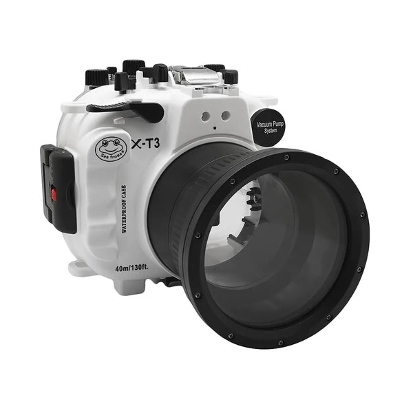 Fujifilm X-T3 40M/130FT Kit custodia per fotocamera subacquea FP.2 (bianco)