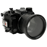 [a6700-fp90l4] Salted Line Sea Frogs Underwater Camera Housing for Sony A6700 with 4'' Glass Flat Port