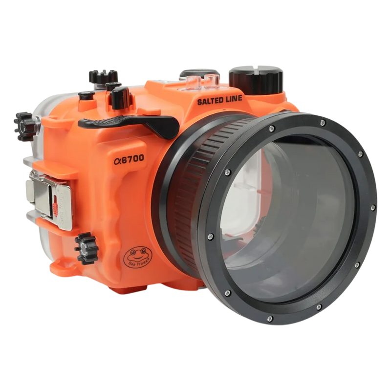 Salted Line Sea Frogs Housing for Sony A6700 |4'' Glass Flat Port