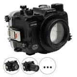 [a6700-fp90ss67] Salted Line Sea Frogs Underwater Camera Housing for Sony A6700 with 67mm Thread Glass Flat Port
