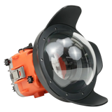 [a6700-v1-dp90a8] Salted Line Sea Frogs Underwater Camera Housing for Sony A6700 with V1 Dome Port