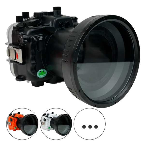 [a7iii-a7riii-fp90l6] Sea Frogs Salted Line Underwater Camera Housing for Sony A7III/A7RIII with 6'' Glass Flat Port