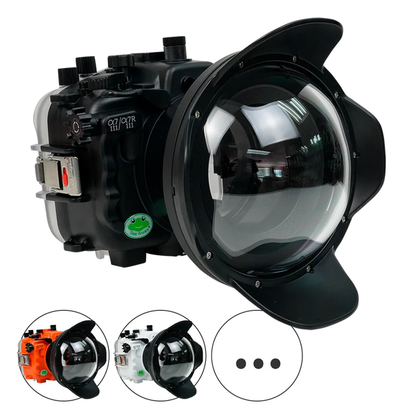 [a7iii-a7riii-v10-dp90a6] Sea Frogs Salted Line Underwater Camera Housing for Sony A7III/A7RIII with V10 Dome Port