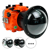 [a7iii-a7riii-v2-dp90a6s] Sea Frogs Salted Line Underwater Camera Housing for Sony A7III/A7RIII with V2 Dome Port
