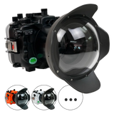 [a7iii-a7riii-v2-dp90g6] Sea Frogs Salted Line Underwater Camera Housing for Sony A7III/A7RIII with V2 Dome Port