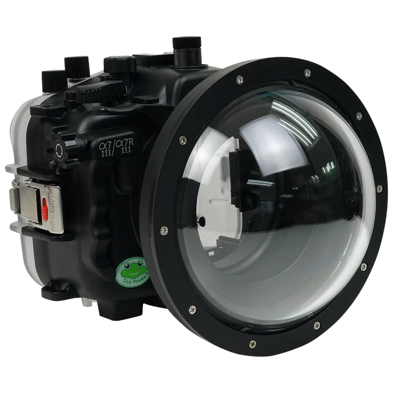 [a7iii-a7riii-v7-dp90a6s] Sea Frogs Salted Line Underwater Camera Housing for Sony A7III/A7RIII with V7 Dome Port