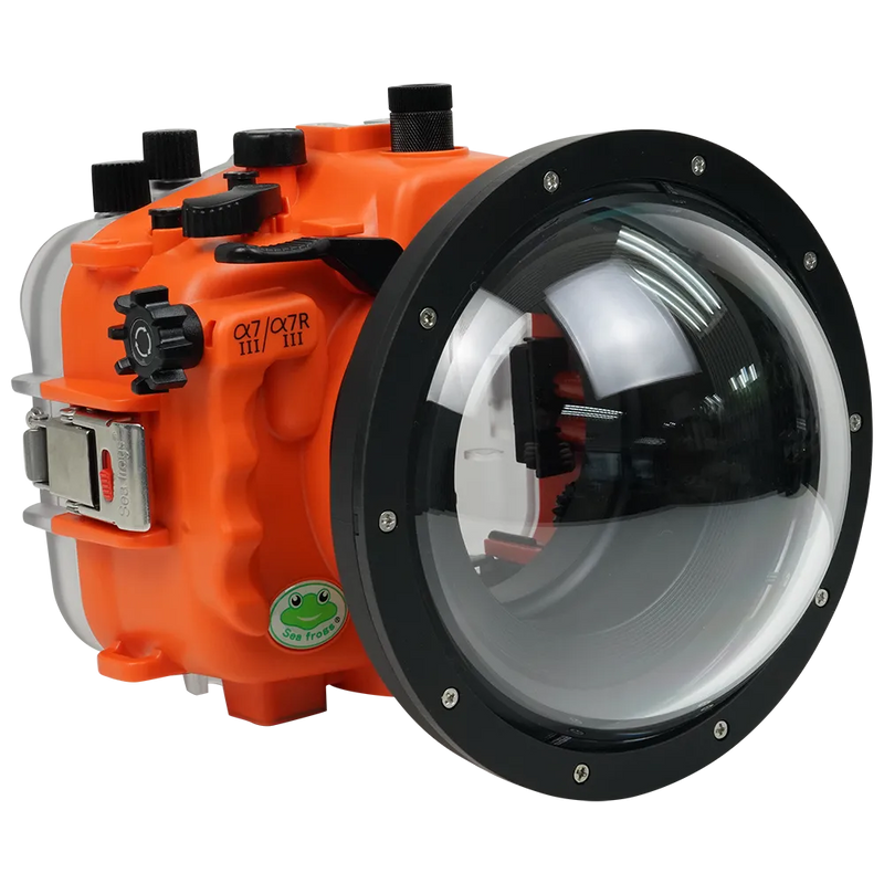 [a7iii-a7riii-v7-dp90a6s] Sea Frogs Salted Line Underwater Camera Housing for Sony A7III/A7RIII with V7 Dome Port