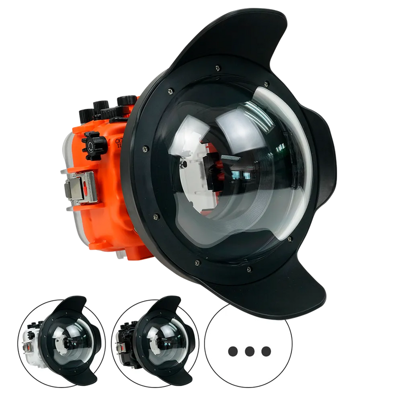 [a7iii-a7riii-v7-dp90a8] Sea Frogs Salted Line Underwater Camera Housing for Sony A7III/A7RIII with V7 Dome Port