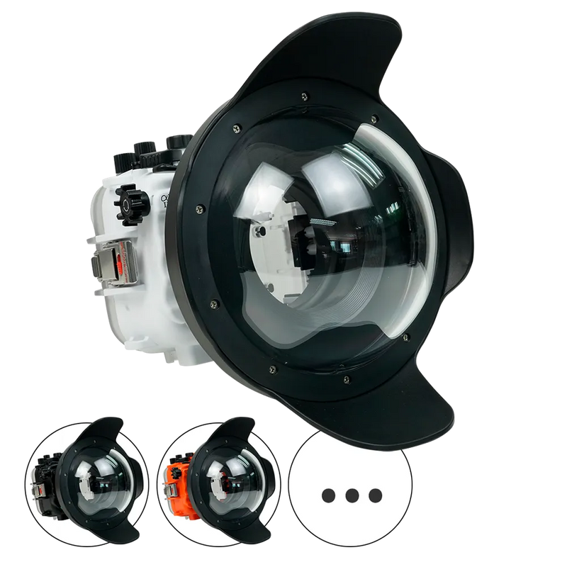 [a7iii-a7riii-v7-dp90a8] Sea Frogs Salted Line Underwater Camera Housing for Sony A7III/A7RIII with V7 Dome Port