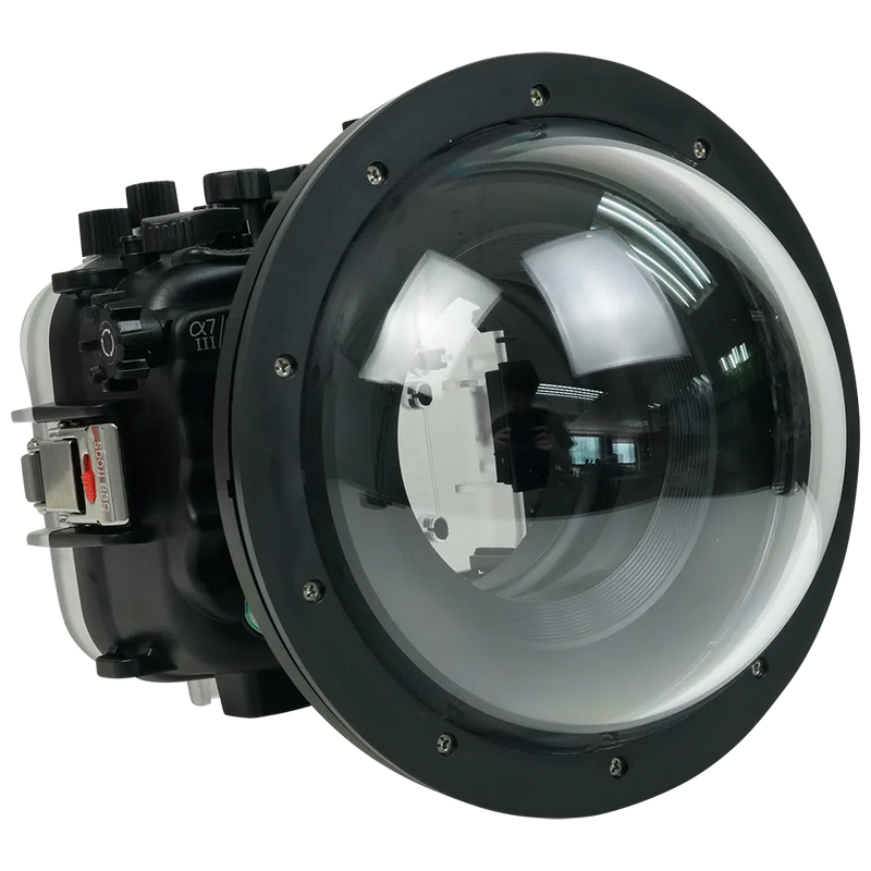 [a7iii-a7riii-v7-dp90a8s] Sea Frogs Salted Line Underwater Camera Housing for Sony A7III/A7RIII with V7 Dome Port