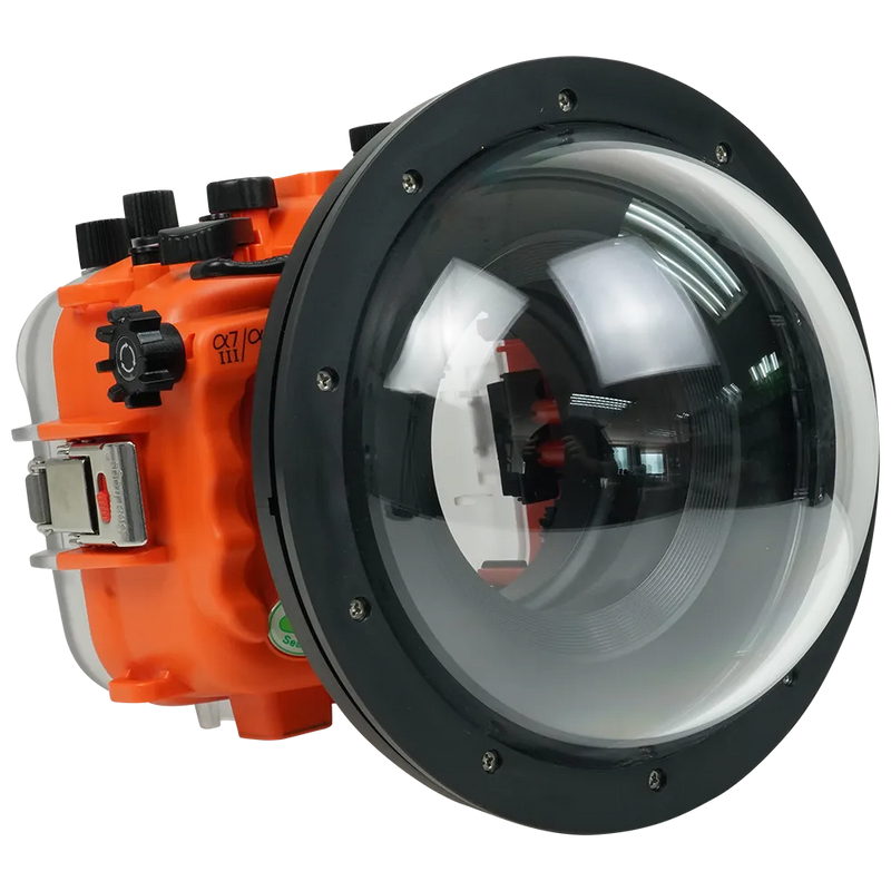 [a7iii-a7riii-v7-dp90a8s] Sea Frogs Salted Line Underwater Camera Housing for Sony A7III/A7RIII with V7 Dome Port