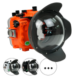 [a7iii-a7riii-v7-dp90g6] Sea Frogs Salted Line Underwater Camera Housing for Sony A7III/A7RIII with V7 Dome Port