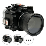 [a7iv-gen2-fp90l4] Salted Line Sea Frogs Underwater Camera Housing for Sony A7IV with 4'' Glass Flat Port