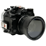[a7iv-gen2-fp90l4] Salted Line Sea Frogs Underwater Camera Housing for Sony A7IV with 4'' Glass Flat Port
