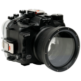 [a7iv-gen2-fp90s4] Salted Line Sea Frogs Underwater Camera Housing for Sony A7IV with 4'' Glass Flat Port