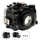 [a7iv-gen2-fp90ss67] Salted Line Sea Frogs Underwater Camera Housing for Sony A7IV with 67mm Thread Glass Flat Port