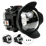 [a7iv-gen2-v1-dp90a6] Salted Line Sea Frogs Underwater Camera Housing for Sony A7IV with V1 Dome Port