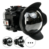 [a7iv-gen2-v10-dp90a6] Salted Line Sea Frogs Underwater Camera Housing for Sony A7IV with V10 Dome Port
