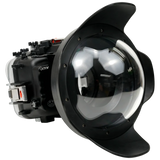 [a7iv-gen2-v10-dp90g8] Salted Line Sea Frogs Underwater Camera Housing for Sony A7IV with V10 Dome Port