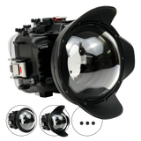 [a7iv-gen2-v7-dp90a6] Salted Line Sea Frogs Underwater Camera Housing for Sony A7IV with V7 Dome Port