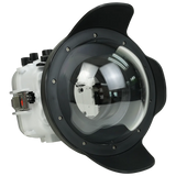 [a7iv-v1-dp90a8] Salted Line Sea Frogs Underwater Camera Housing for Sony A7IV with V1 Dome Port