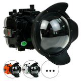 [a7iv-v2-dp90a6s] Salted Line Sea Frogs Underwater Camera Housing for Sony A7IV with V2 Dome Port