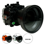 [a7siii-fp90l6] Sea Frogs Salted Line Underwater Camera Housing for Sony A7SIII with 6'' Glass Flat Port