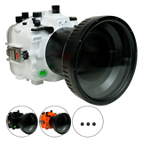 [a7siii-fp90l6] Sea Frogs Salted Line Underwater Camera Housing for Sony A7SIII with 6'' Glass Flat Port