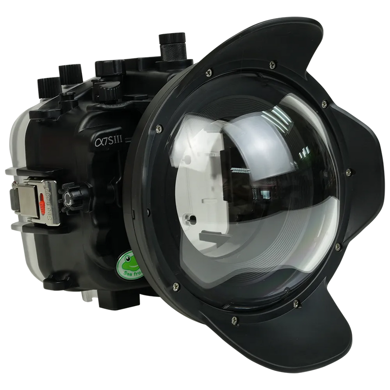 [a7siii-v1-dp90a6] Sea Frogs Salted Line Underwater Camera Housing for Sony A7SIII with V1 Dome Port