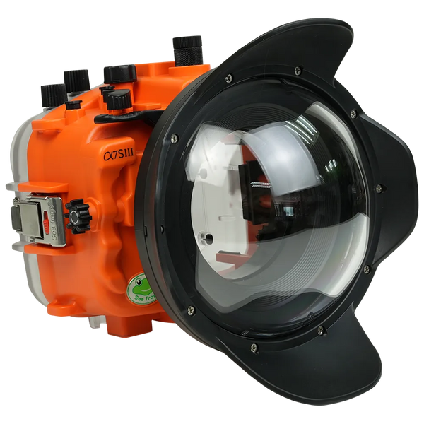 [a7siii-v1-dp90a6] Sea Frogs Salted Line Underwater Camera Housing for Sony A7SIII with V1 Dome Port