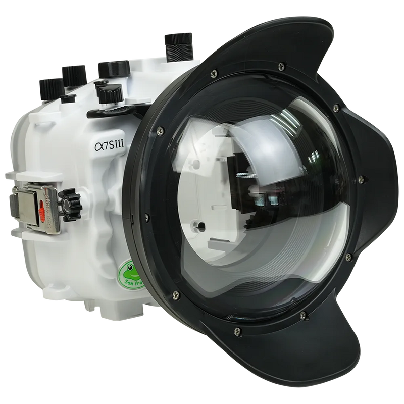 [a7siii-v1-dp90a6] Sea Frogs Salted Line Underwater Camera Housing for Sony A7SIII with V1 Dome Port