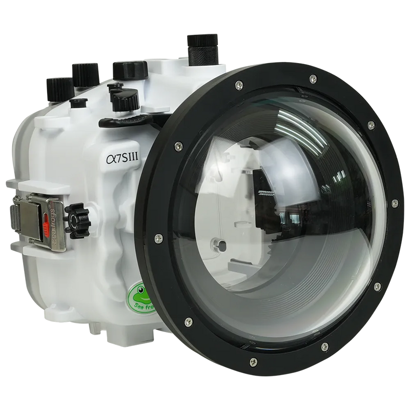 [a7siii-v1-dp90a6s] Sea Frogs Salted Line Underwater Camera Housing for Sony A7SIII with V1 Dome Port