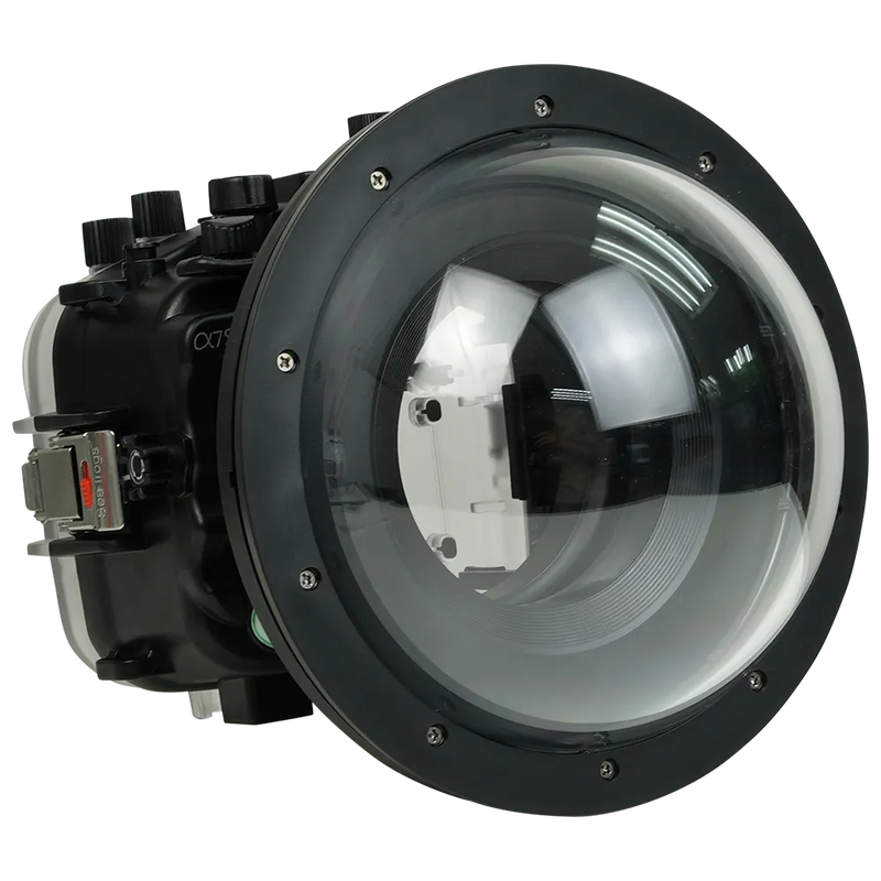 [a7siii-v1-dp90a8s] Sea Frogs Salted Line Underwater Camera Housing for Sony A7SIII with V1 Dome Port