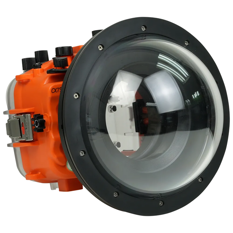 [a7siii-v1-dp90a8s] Sea Frogs Salted Line Underwater Camera Housing for Sony A7SIII with V1 Dome Port