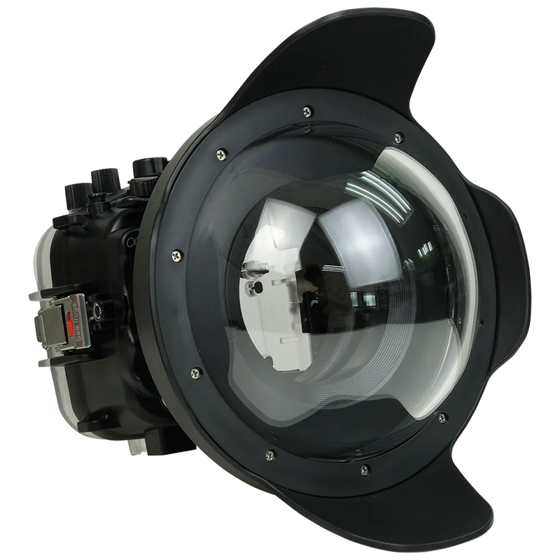 [a7siii-v1-dp90g8] Sea Frogs Salted Line Underwater Camera Housing for Sony A7SIII with V1 Dome Port