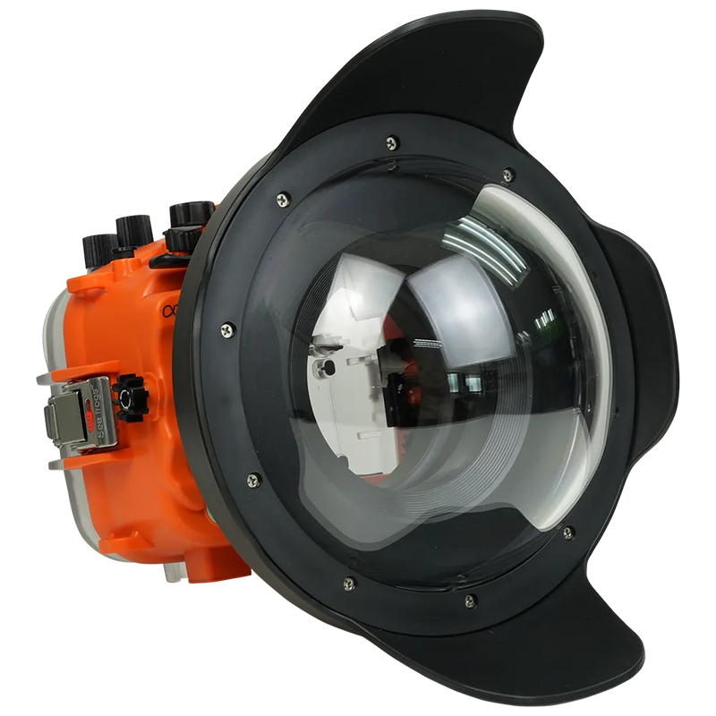 [a7siii-v1-dp90g8] Sea Frogs Salted Line Underwater Camera Housing for Sony A7SIII with V1 Dome Port