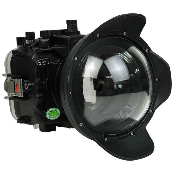 [a7siii-v10-dp90a6] Sea Frogs Salted Line Underwater Camera Housing for Sony A7SIII with V10 Dome Port