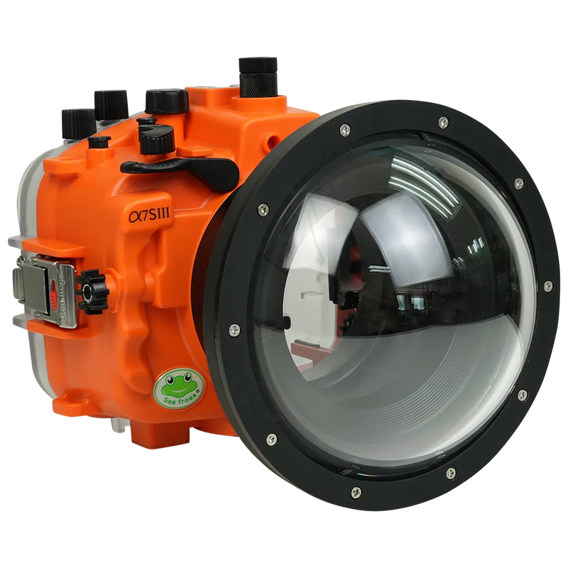 [a7siii-v10-dp90a6s] Sea Frogs Salted Line Underwater Camera Housing for Sony A7SIII with V10 Dome Port