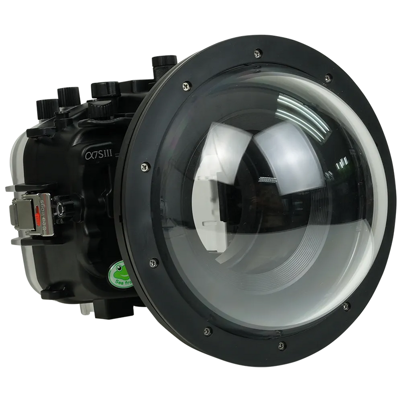 [a7siii-v10-dp90a8s] Sea Frogs Salted Line Underwater Camera Housing for Sony A7SIII with V10 Dome Port