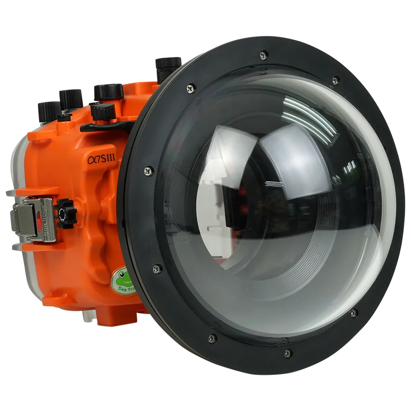 [a7siii-v10-dp90a8s] Sea Frogs Salted Line Underwater Camera Housing for Sony A7SIII with V10 Dome Port