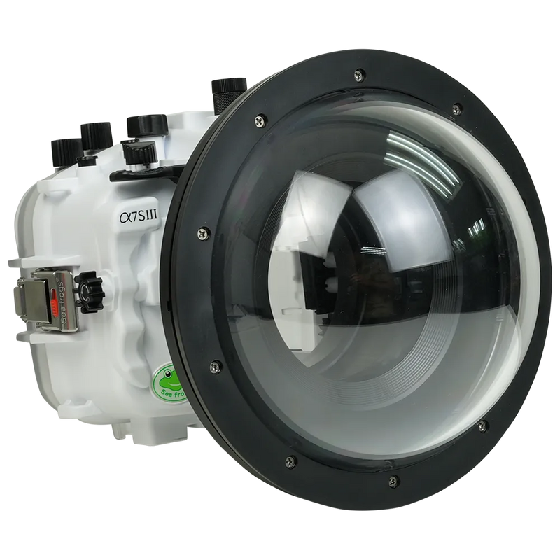 [a7siii-v10-dp90a8s] Sea Frogs Salted Line Underwater Camera Housing for Sony A7SIII with V10 Dome Port
