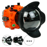 [a7siii-v2-dp90a6] Sea Frogs Salted Line Underwater Camera Housing for Sony A7SIII with V2 Dome Port