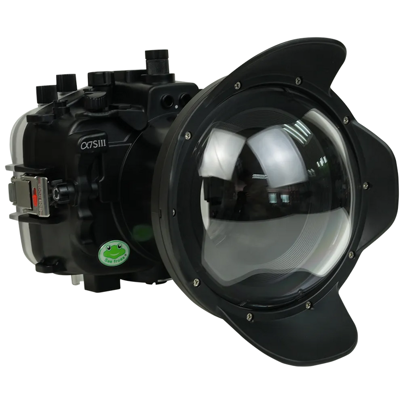 [a7siii-v2-dp90a6] Sea Frogs Salted Line Underwater Camera Housing for Sony A7SIII with V2 Dome Port