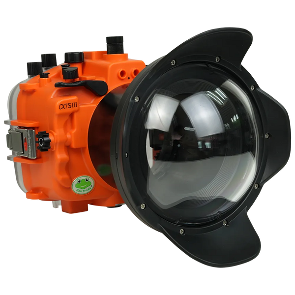 [a7siii-v2-dp90a6] Sea Frogs Salted Line Underwater Camera Housing for Sony A7SIII with V2 Dome Port