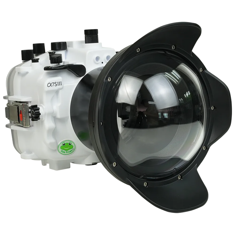 [a7siii-v2-dp90a6] Sea Frogs Salted Line Underwater Camera Housing for Sony A7SIII with V2 Dome Port