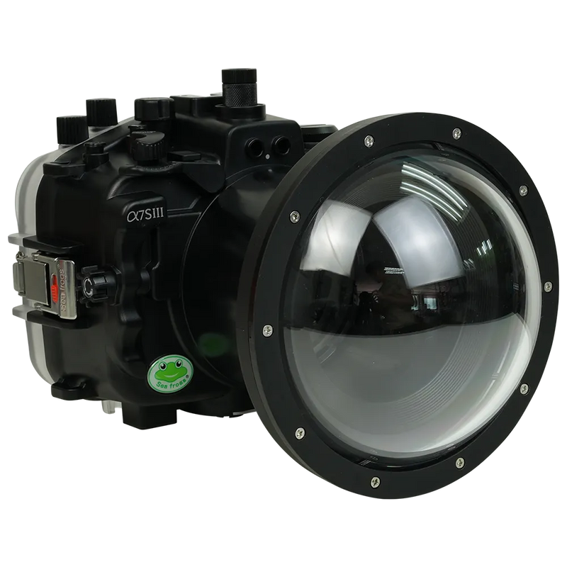 [a7siii-v2-dp90a6s] Sea Frogs Salted Line Underwater Camera Housing for Sony A7SIII with V2 Dome Port