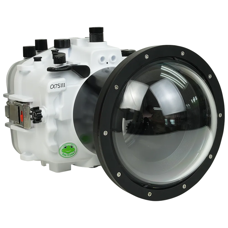 [a7siii-v2-dp90a6s] Sea Frogs Salted Line Underwater Camera Housing for Sony A7SIII with V2 Dome Port