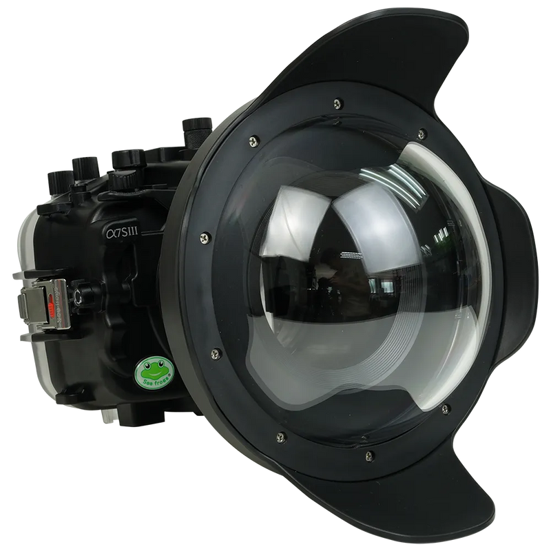 [a7siii-v2-dp90a8] Sea Frogs Salted Line Underwater Camera Housing for Sony A7SIII with V2 Dome Port