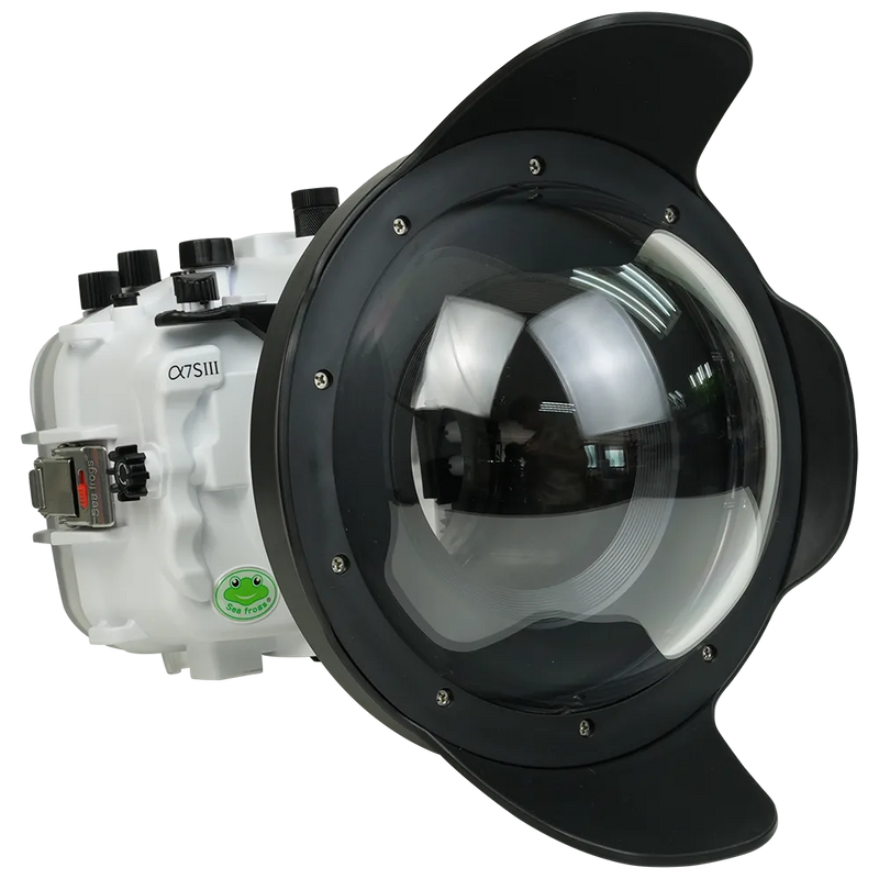 [a7siii-v2-dp90a8] Sea Frogs Salted Line Underwater Camera Housing for Sony A7SIII with V2 Dome Port